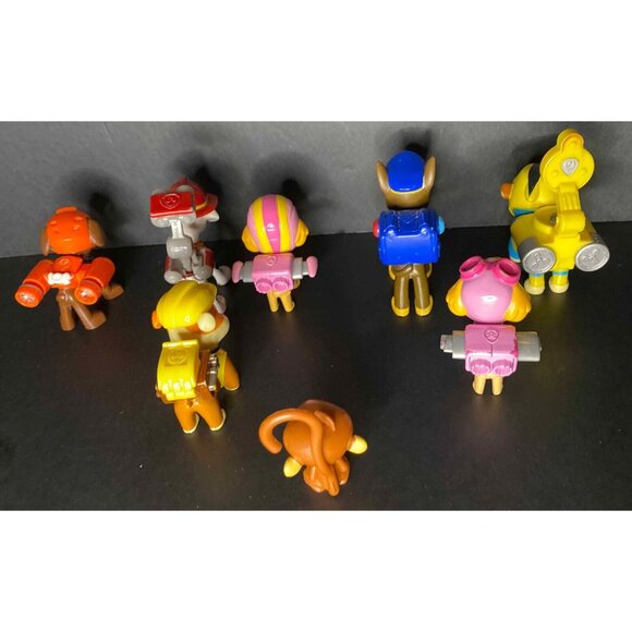 Lot of PAW Patrol Dino Rescue Marshall Rocky Skye Zuma Rubble Mandy Toys Figures - Picture 6 of 8